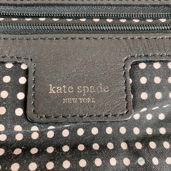 Kate Spade y2k vintage nylon leather trim hobo bag black - Picture 8 of 12